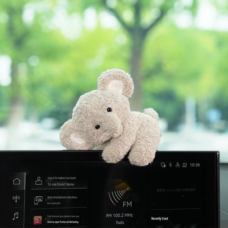 Miniature Monitor Decor: Healing Series Desktop & Car Ornament for Women