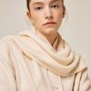 Saint Luxure 100 % Kaschmir Triangle Petite Muffler Creme