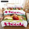 3D Print Fashion Elfin Heidi Bedding Set Boys Girls Twin Queen Full Size Duvet Cover Pillowcase Bed Adult Bedroom