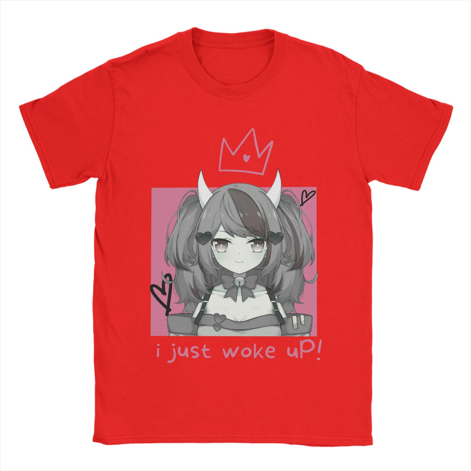 

Summer Ironmouse VTuber Trending TShirts Pure Cotton Tee Shirt for Mens Aesthetic Pattern Short Sleeve Tees S