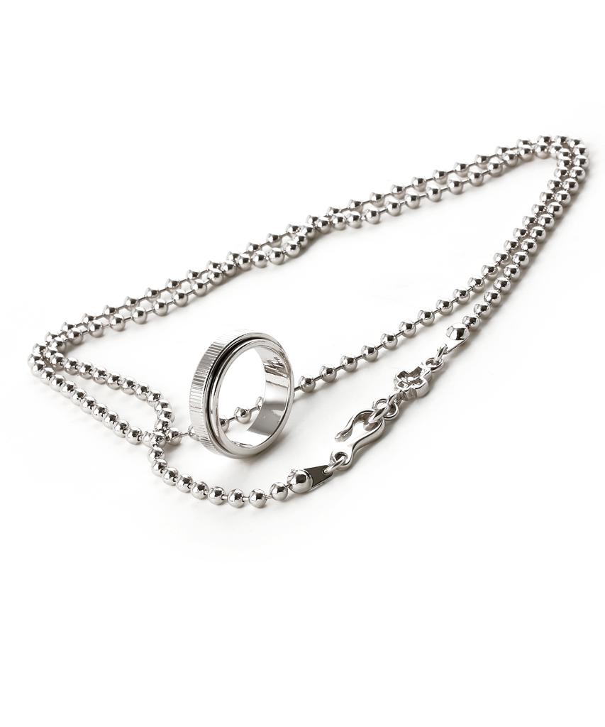 Shoveoff Svn-#132 Double Ring Necklace