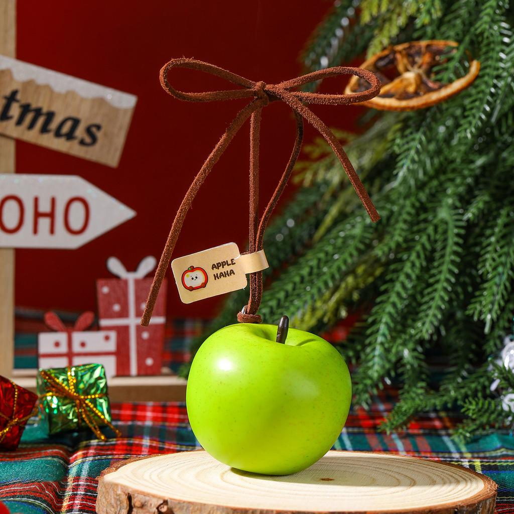 Shatterproof Foam Fruit Festival Tree Decorations Realistic Snake Fruit Christmas Tree Hanging Ornament For Bag Charm