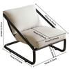 Lazy Sofa Chair Rocking Chair Home Lazy Chair Can Lie in The Living Room Single Leisure Adult Sofa Chair Cotton Linen Chair