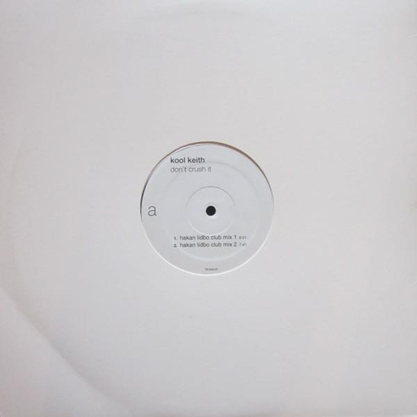 7inch Record KOOL KEITH - Don't Crush It TB2425OP Tommy Boy 2007 Japan Rock Used