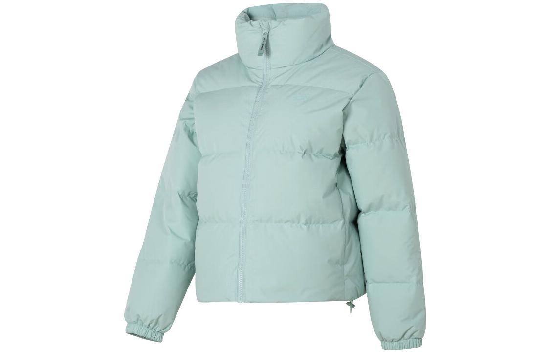 New Balance Down Jackets Women s Light Green Stand Collar Moderate Down Jacket NPD4E152-MT M