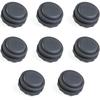 TIKITAKA FTG Arcade Push Buttons, 8-Piece Set, 30mm24mm Nylon, Panda Switch, Arcade Joystick, Compatible with Street Fighter 6 Fighting Games and