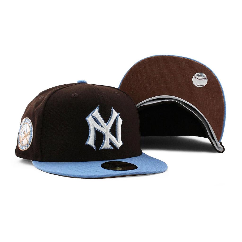 Trendy Color Brim New York Yankees MLB 50TH COLOR BRIM NEW ERA NEW YORK YANKEES Hat 5950 Side Patch Sz7-78 [Used]