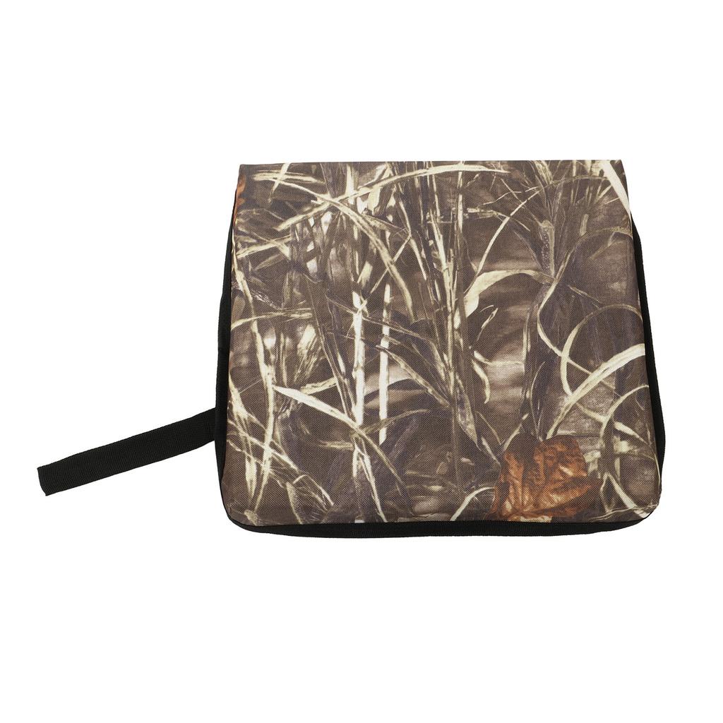 Square Cushion Mat with Lanyard Single Layer Oxford Cloth Foam Filling Pad for Outdoor Stadium