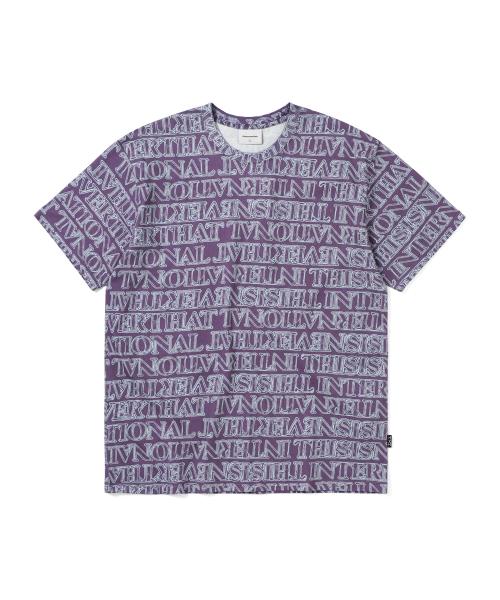 Thisisneverthat Glass Logo Tee Fuchsia S