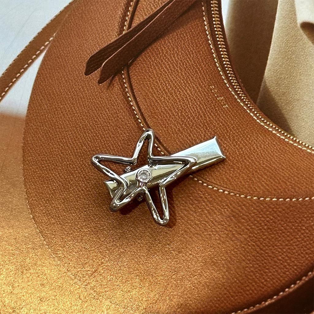 Sweet Cool Bow Metal Small Hairpin Side Ear Clip Forehead Traceless Bangs Broken Hair Clip Hairpin Hair Accessories