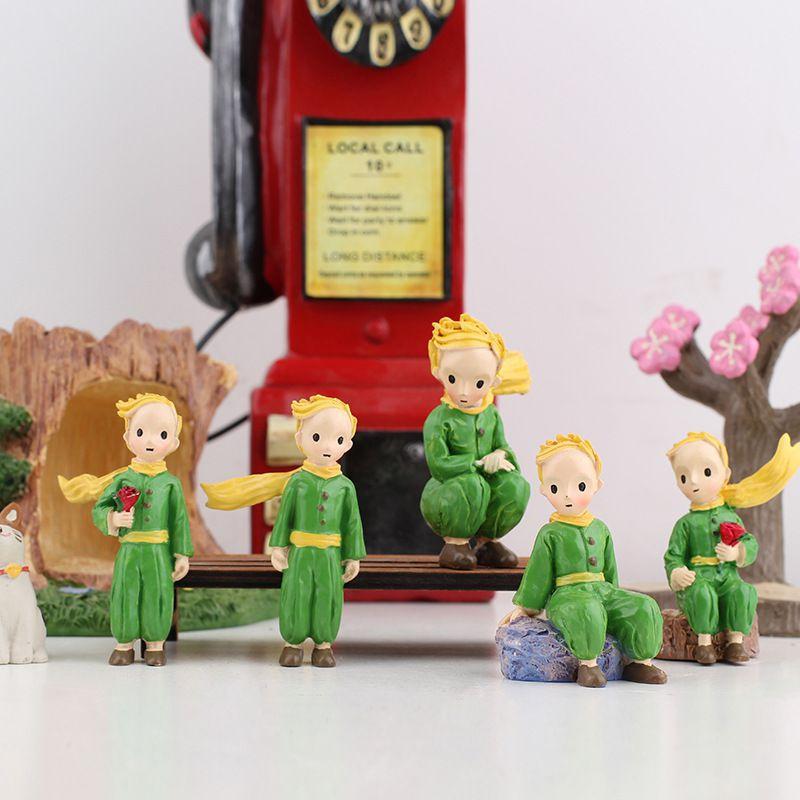 Enchanting Little Prince Resin Figurines For Cake Decorations And Micro Landscapes
