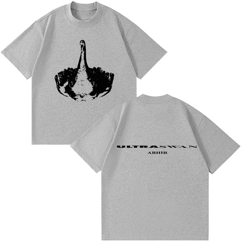 Rapper Abhir Ultraswan 2026 Album Tour Merch Graphic Print Unisex Fashion Summer Loose Casual Hip‑Hop T-Shirt