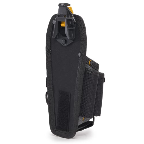 ToughBuilt Technician's 7-Pocket Pouch - Large ClipTech? Pouch with Clip/Slip-On, 4 Snug Screwdriver Loops, 12 Pockets/Loops, Tape Measure Clip, and N