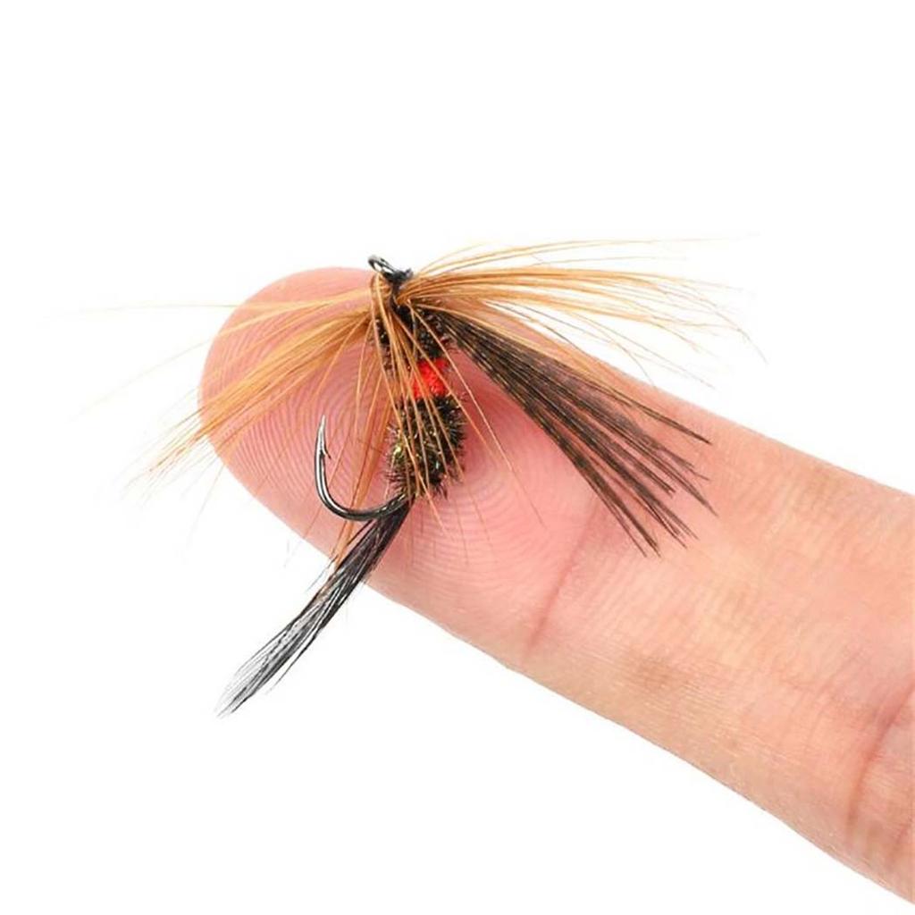 5/10/20/25Pcs/Box Caddisfly Dries Fishing Fly Lure Artificial Insect Bait Trout Fly Fishing Artificial Bait