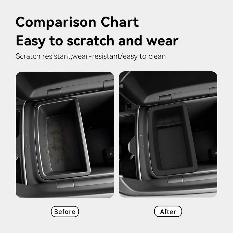 Center Console Armrest Storage Box Organizer Tray For 2027 Kia Telluride All Years Car Interior Accessories Armrest Storage Case