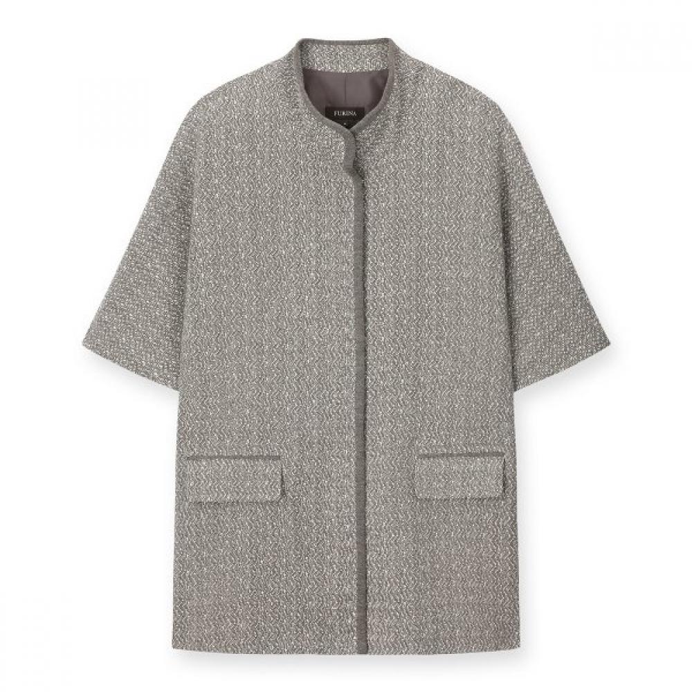 Furina Cashmere Blend Cocoon Knit Jacket Braun/M (90)
