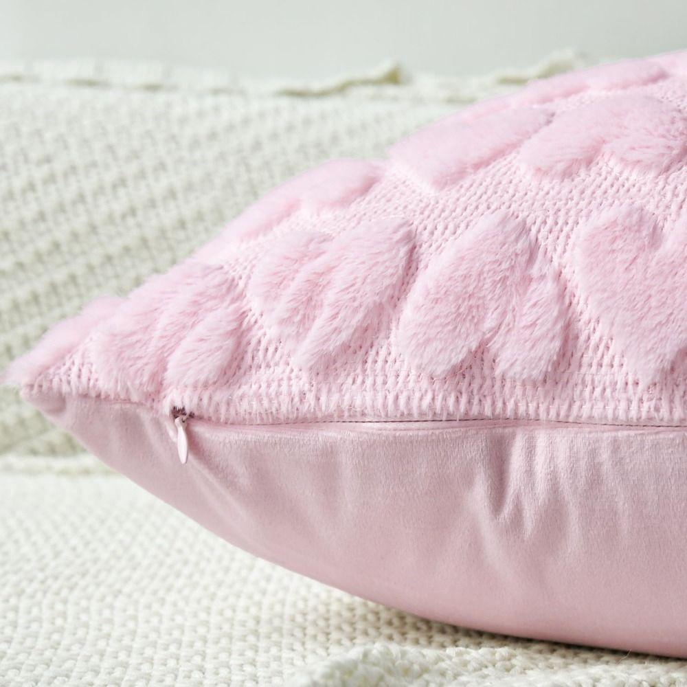 18inch Plush Pillow Covers Super Soft Wedding Cushion Case Decoration  for Valentines Day