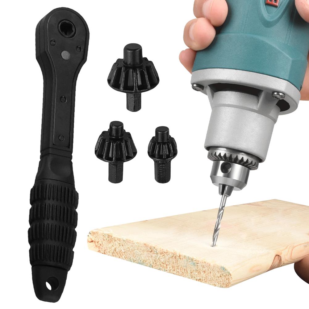 2-in-1 Drill Chuck Key Wrench Chuck Key Drill Press Universal Double Head Chuck Drill Key Wrench Drill Chuck for Power Tools