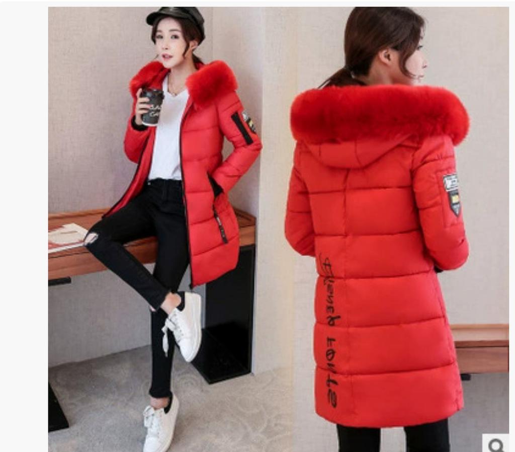 Padded clothes women's coat new winter slim down padded clothes women's medium and long thickened padded jacket women