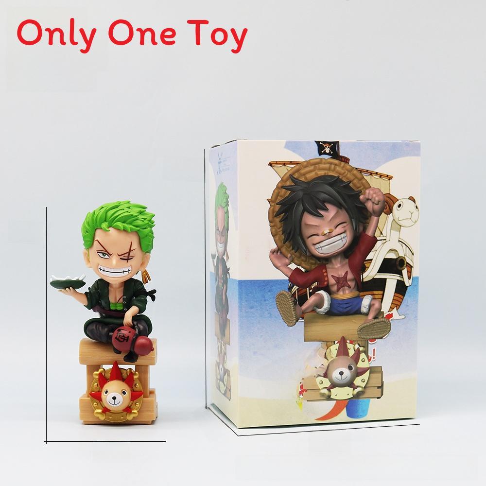 One Piece Luffy Zoro Sanji Pvc Collectible Figures For Manga Enthusiasts