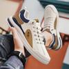 Men's shoes four seasons new low-top foot cover Korean version light contrasting color board shoes youth sports and leisure shoes flat-soled trend