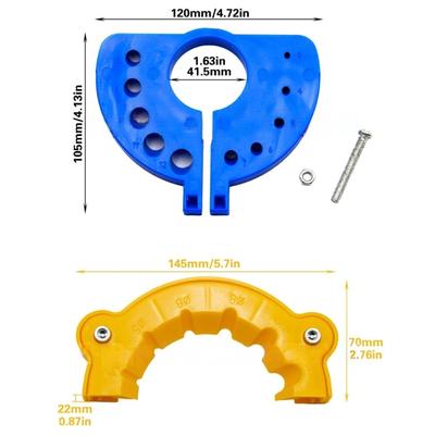 2Pcs Compact Drill Bit Sharpener 3-12mm Grinding Attachment Polishing Grinding Tools for Efficient Tool Maintenance