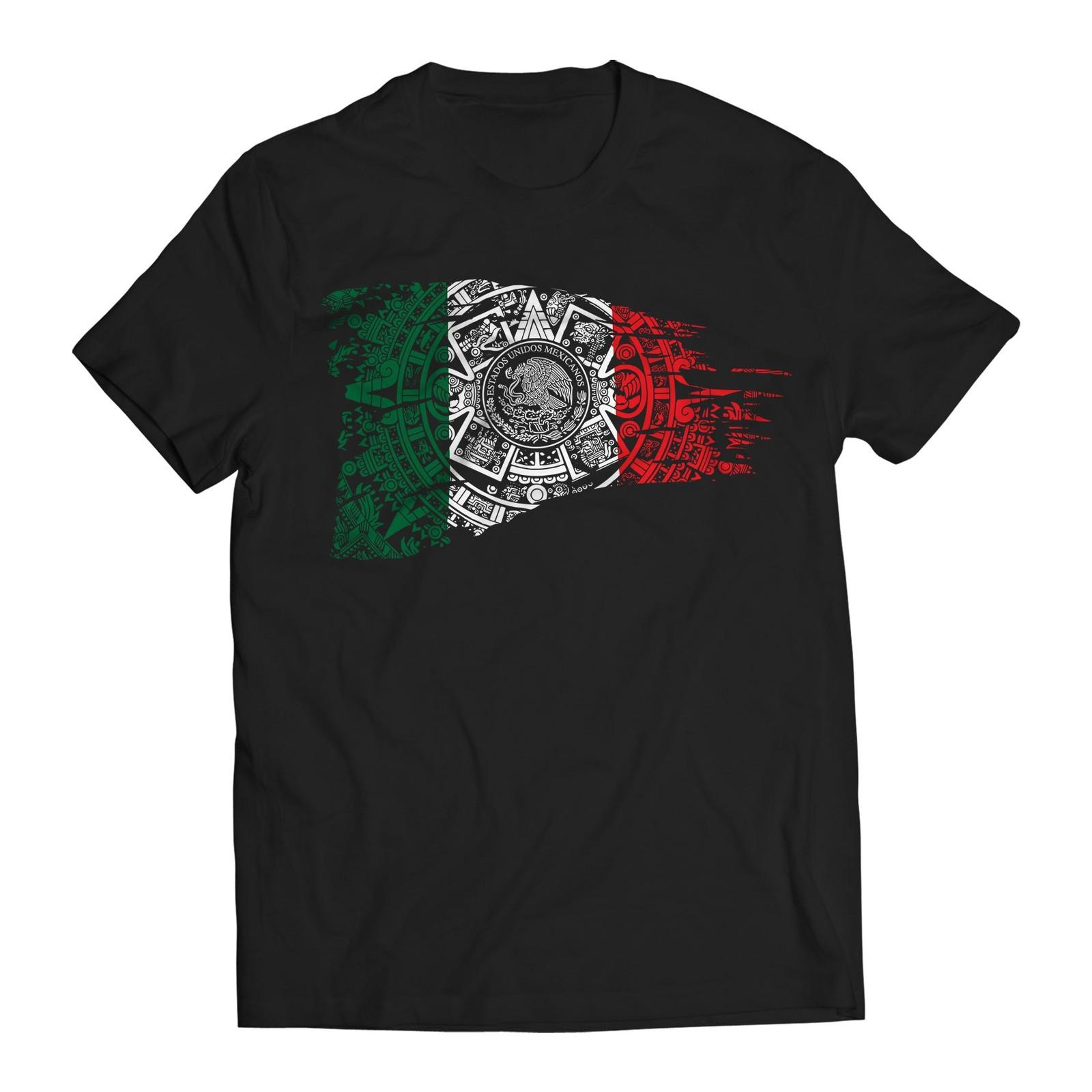 Aztec Empire Mexican Flag Mesoamerican Culture T-Shirt S
