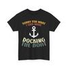 Captain Of The Boat Shirt, Docking The Boat Boating Lovers Boater Vintage Tee