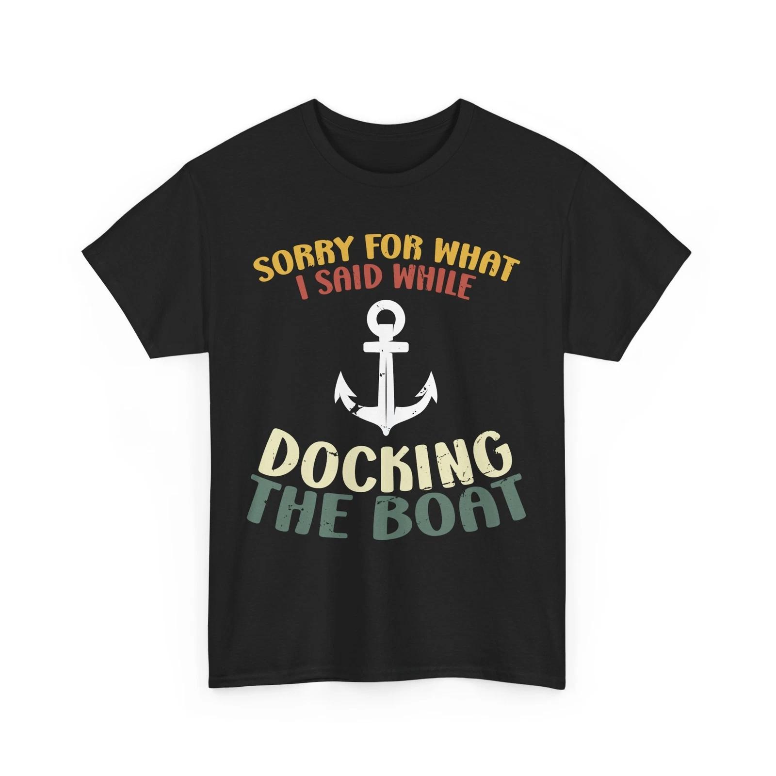 Captain Of The Boat Shirt, Docking The Boat Boating Lovers Boater Vintage Tee S