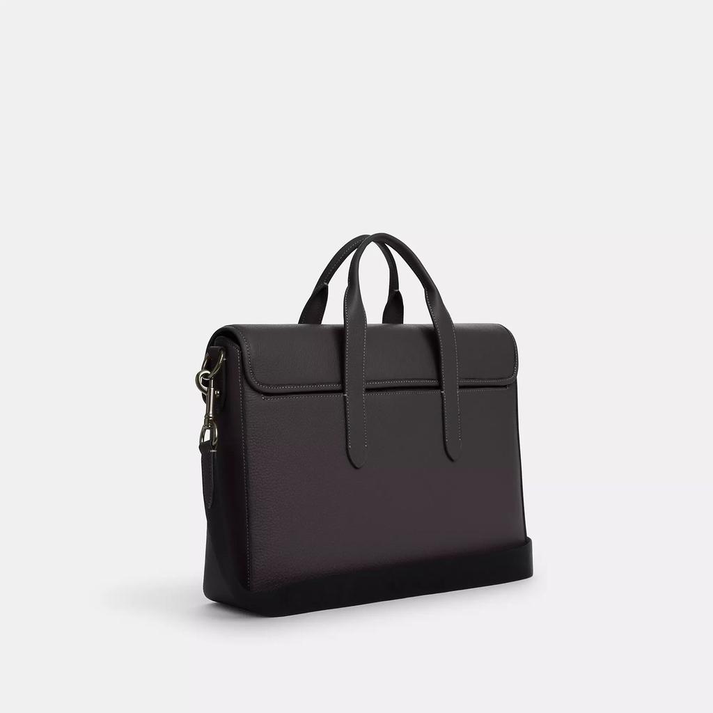 Coach Sullivan Portfolio Brief Gunmetal Black