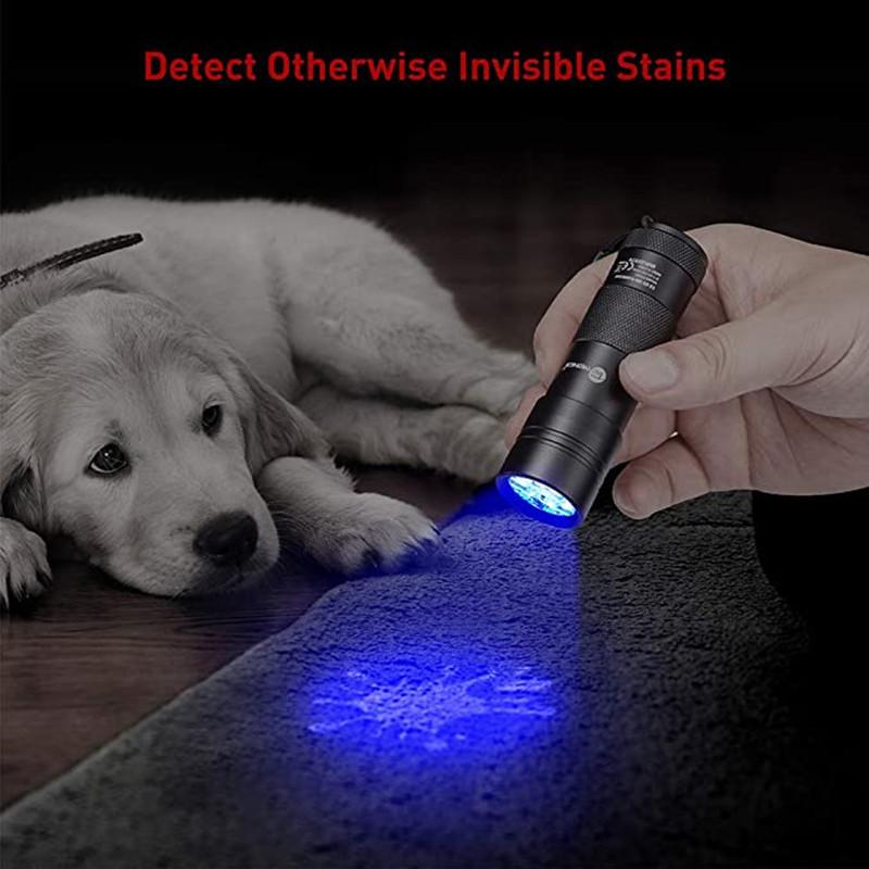 Portable  Black  Light  Flashlight Child Pet Urine Stain Detector Handheld Flashlight Detector