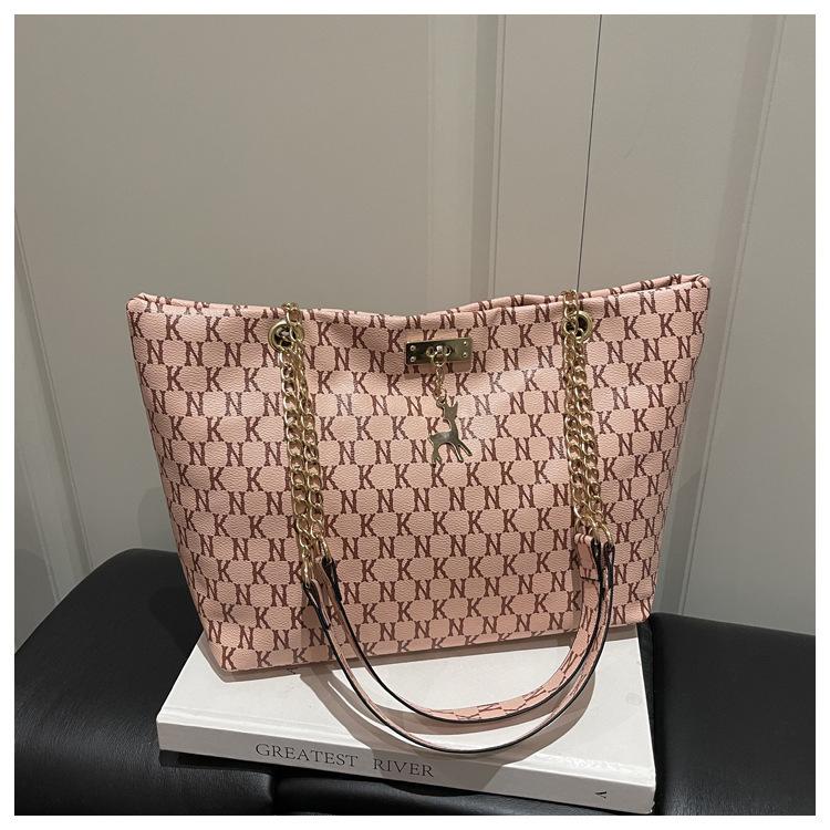 Borsa a Tote - Borsa a Spalla alla Moda per Pendolari - Borsa a Mano Retrò