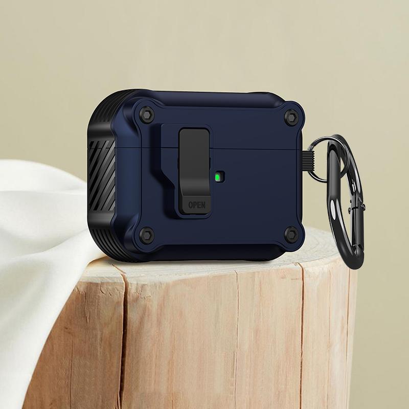 Security Lock Cover for AirPods Pro 2 3 Case for AirPods Pro2 Pro 2nd Gen Case Shockproof Cover Air Pods Pro Airpods3 Funda