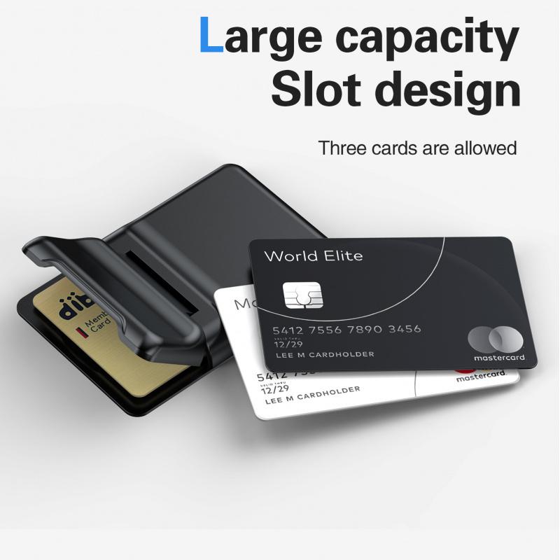 Universeller magnetischer Handy-Kartenhalter mit Ständer, Brieftaschen-Case mit Kickstand für iPhone Samsung
