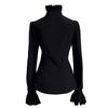 2023 New European and American Women's Pleated Shirt Medieval Clothing Steampunk Victorian Top Inner Layer