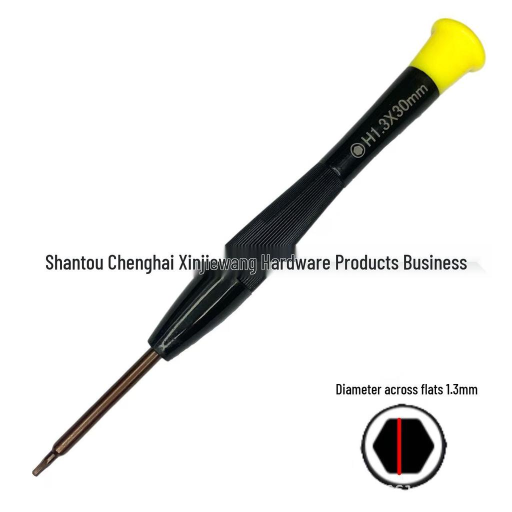 High Hardness S2 Hex Socket Screwdriver H1.5MM Wrench for Model Aircraft Disassembly, Hexagonal H2.5