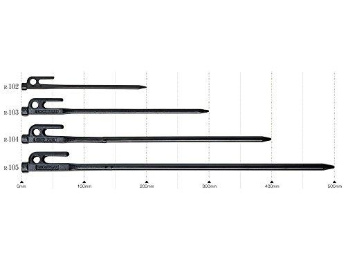 Snow Peak 30cm Solid Stakes (Set of 6) R-103-1 for Tent and Tarp Pitching, Outdoor Camping (x 2)