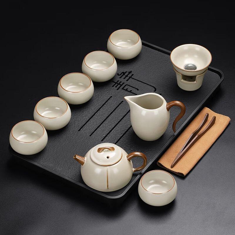 Ru Kiln Ceramic Kung Fu Tea Set