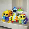 Nightmare Critters Poppy 4 Zielony Dinozaur Lew Pluszowa Zabawka, Uroczy Dinozaur Lew Pluszak, Miękki i Przytulny, Idealny Prezent