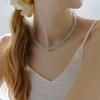 HAS HLD012 Blue Jade Bead Necklace