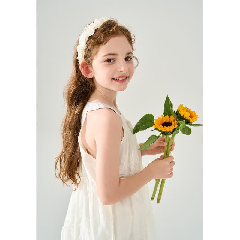 Montagut Girls  French Halter Embroidered Summer Dress 150