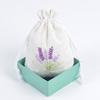 Multipurpose Cotton and Linen Sachet Lavenders Bags with Drawstring for Spices, Herbs, and Jewelry 10Pieces