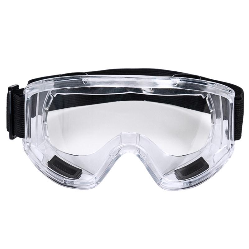 Acid-Base Resistant Windproof Dustproof Goggles: Anti-Corrosion, Transparent, Fully Enclosed Splash Protection for Industrial Use.