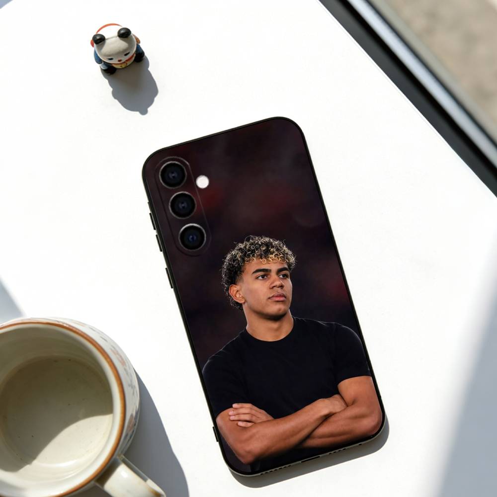 Football 19 L-Lamines  Phone Case For Samsung Galaxy A73,A72,A71,A70,A53,A52,A51,Soft Silicone Black Cover