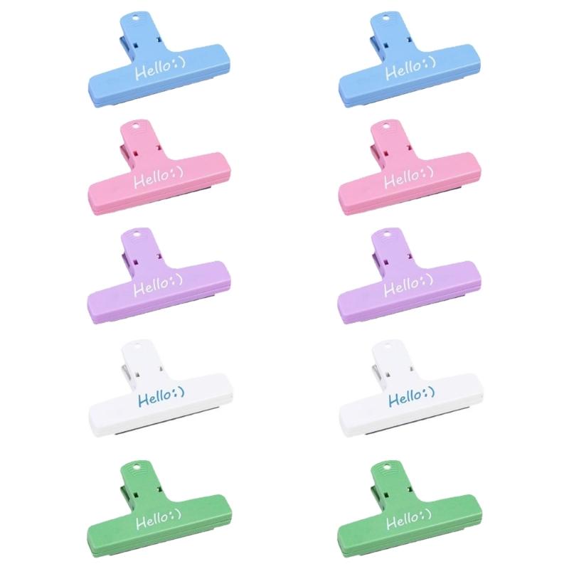 10Pcs Magnetic Memo Note Clip Magnetic Paper Clip Fridge Magnets Clip Whiteboard Magnets Clip Food Bag Clip File Clamp 1