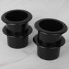 4Pcs ABS Plastic Cup Holder Black Cup Holder Stand Chair Accessories  Boat Table