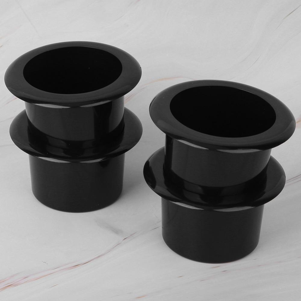 4Pcs ABS Plastic Cup Holder Black Cup Holder Stand Chair Accessories Boat Table