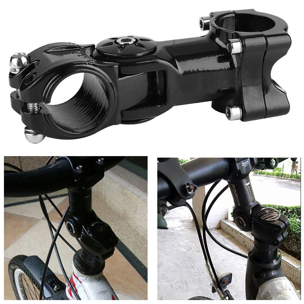 Bike Stem, Angle Aluminum Alloy Handlebar Extender Stem for 31.8mm Handlebars 28.6mm Fork for Mountain Biking Commuting Leisure Rides