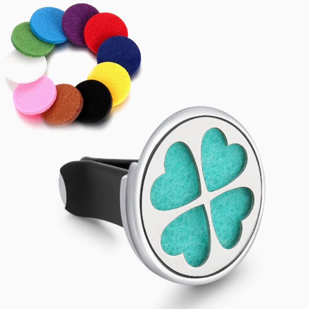 

Автомобильный аромадиффузор-клипса Освежитель воздуха с эфирными маслами Крепление на вентиляционное отверстие Сталь