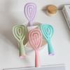 Oval Shape Detangling Hair Brush Hollow Out Scalp Massage Comb New Hair Comb  All Hair Types